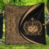 Samoa Coat Of Arms Polynesian Premium Quilt  Circle Style  02 J2  Quilt